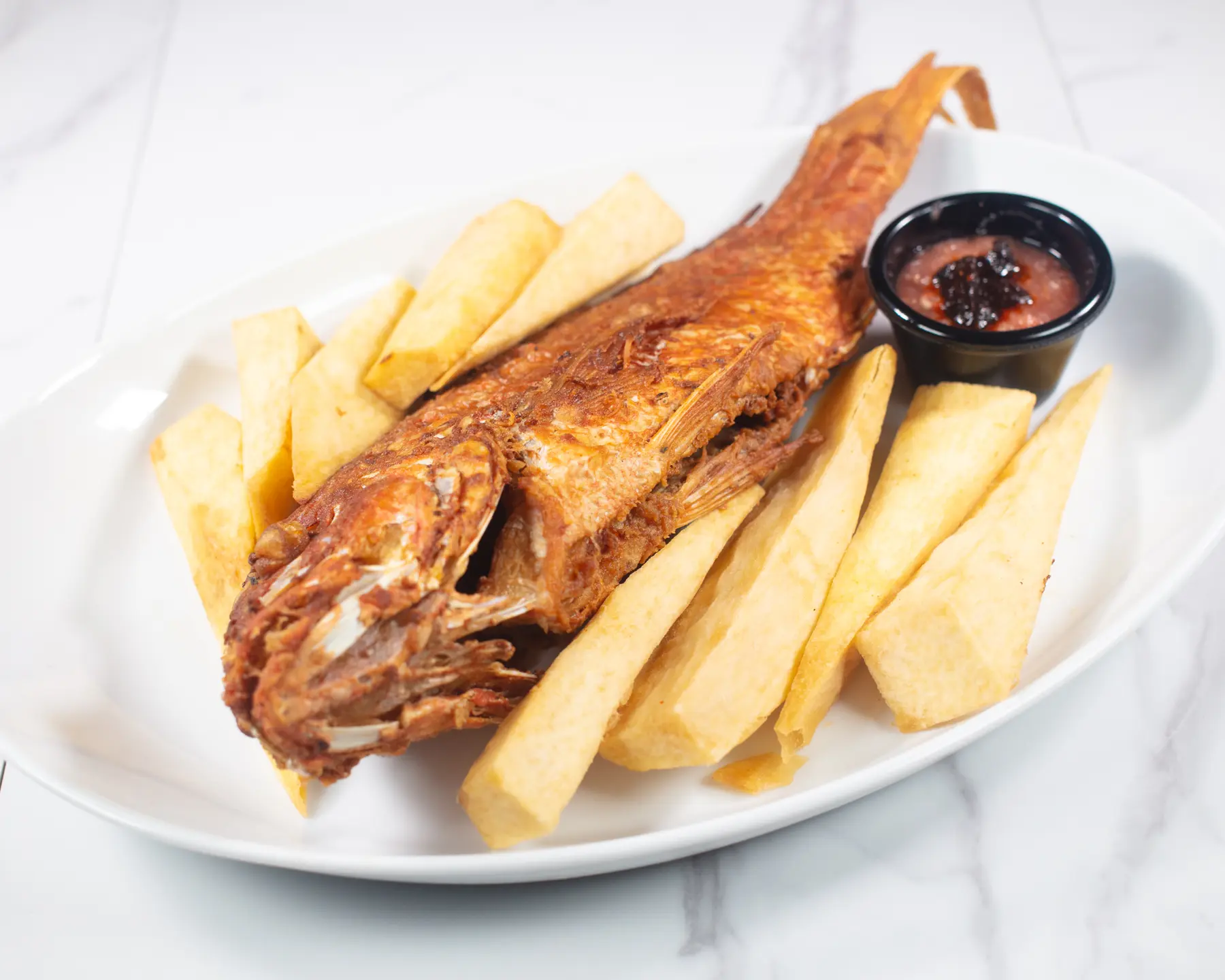 Afro Fusion restaurant dish in Hamilton 4